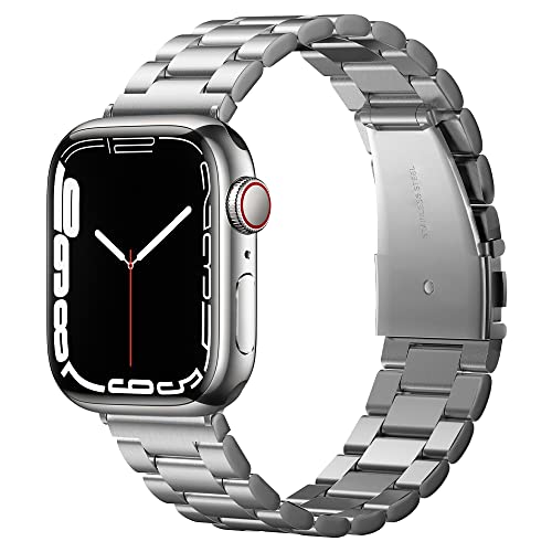 Spigen Cinturino Modern Fit Compatibile con Apple Watch Series per Apple Watch Ultra 2/Ultra 49mm, 9/8/7 45mm, 6/SE/5/4 44mm e 3/2/1 42mm Argento