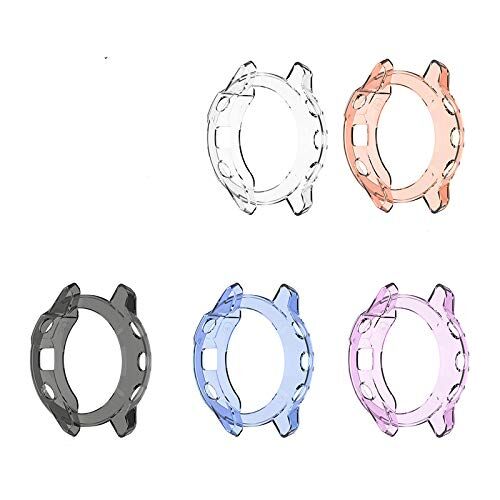 X-Best 5 pz Custodia per Garmin Fenix 6X Custodia protettiva in silicone TPU di ricambio per custodia protettiva antiurto e infrangibile per Garmin Fenix 6X/6X Pro