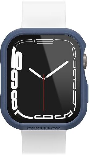 OtterBox Bumper Eclipse con Protettore schermo in Vetro Temperato integrato per Apple Watch Series 9/8/7 45mm, antishock e cadute, protettivo per schermo e bordi dell' Apple Watch, Blu Scuro