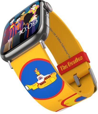 MobyFox The Beatles – Yellow Submarine Cinturino Smartwatch Licenza ufficiale, compatibile con ogni dimensione e serie di Apple Watch (orologio non incluso)