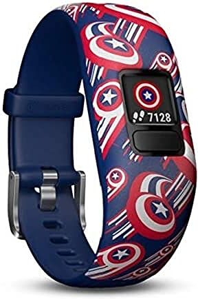 Garmin Vivofit Jr2 Marvel Avengers America, 6+ anni, Blu