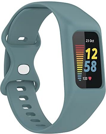 BoLuo Cinturino per orologio Fitbit Charge 5 4 3 Band, Sport Silicone Bracciali Orologio Armband Strap Loop Cinturino di Ricambio con Chiusura Cinturino per Fitbit Charge 5 /Charge 4 /Charge 3,