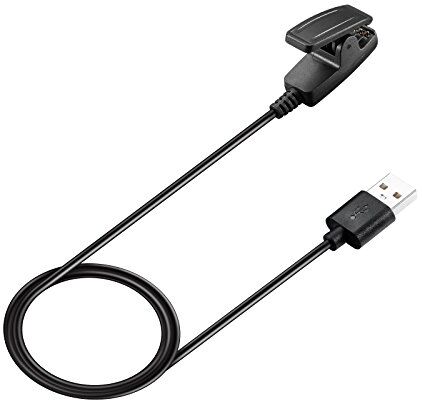 Generic Cavo di ricarica compatibile per Garmin Lily/Vivomove HR, cavo di ricarica USB di ricambio per Smartwatch Forerunner 35 30 235 230 Approach S20