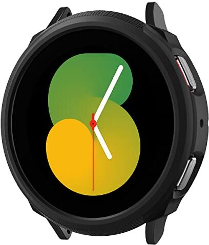 Spigen Liquid Air Compatibile con Samsung Galaxy Watch 5 40mm (2022) e Galaxy Watch 4 40mm (2021) Nero Opaco