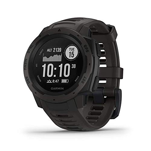 Garmin Instinct Graphite Sportwatch GPS, Regular, Grigio