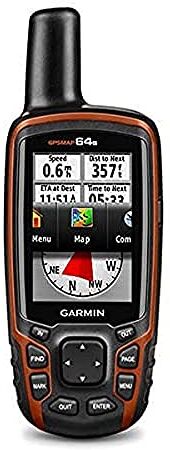 Garmin GPSMAP 64S GPS Portatile Impermeabile, Schermo Colori 2,6", Altimetro Barometrico, Bussola Elettronica, Arancione/Nero