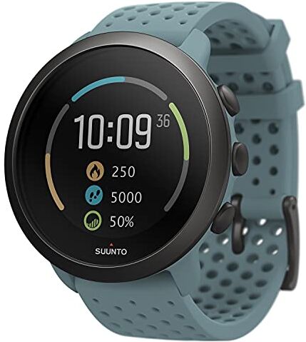 Suunto 3, Orologio Sportivo con Cardiofrequenzimetro da Polso, Resoconto attività e Recupero 24/7 Unisex Adulto, Verde, Taglia Unica