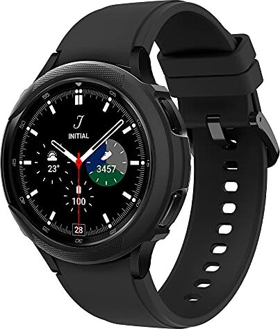 Spigen Liquid Air Armor Disegnato per Galaxy Watch 4 Case 46mm (2021) Nero opaco