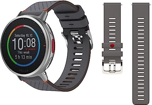 Polar Vantage V2 Premium Smartwatch con GPS Sportwatch con Misurazione della Frequenza Cardiaca dal Polso per Running, Nuoto, Bici, HIIT Controlli Musica, Meteo, Notifiche Telefoniche