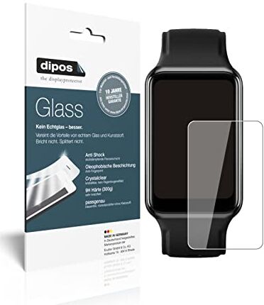 dipos I 2X Pellicola Protettiva Compatibile con Oppo Watch Free Protezione Vetro Flessibile 9H