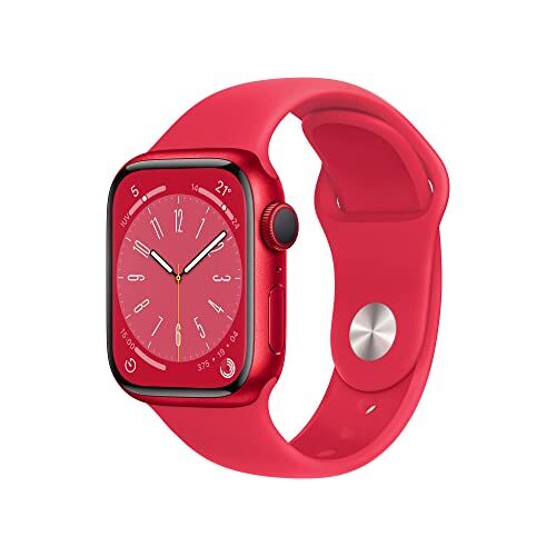 Apple Watch Series 8 (GPS, 41MM) (PRODUCT)RED Aluminum Case with (PRODUCT)RED Sport Band (Ricondizionato)