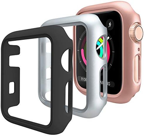 DEOU [Pezzi -3] Cover per Apple Watch Custodia 40mm Series 6 5 4 SE, Senza Protezione per Lo Schermo, Hard Custodia Protettiva per Apple Watch Series 6 5 4 SE