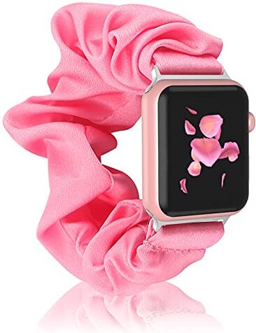 ORROKER Cinturino Scrunchie per Apple Watch,Cinturino Braccialetto in Tessuto Stampato per Donne e Ragazze,Cinturino per Orologio Elasticizzato Compatibile con Apple iWatch Serie 8/7/6/5/4/3/ 2/1