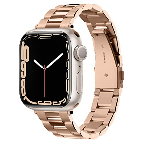 Spigen Cinturino Modern Fit Compatibile con Apple Watch Series per 9/8/7 (41mm), 6/SE/5/4 (40mm) e 3/2/1 (38mm) Rose Gold