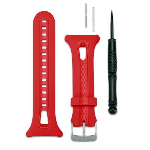 Garmin Cinturino da Polso Sostitutivo per Forerunner 10 e 15, Misura Large, Rosso