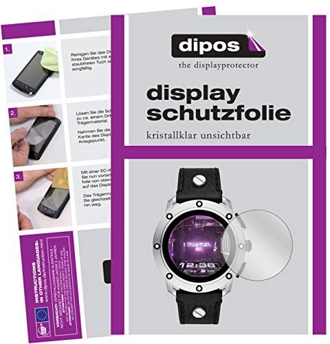 dipos I 6X Pellicola Protettiva Compatibile con Diesel On Smartwatch Axial Pellicola di Protezione Cristallo