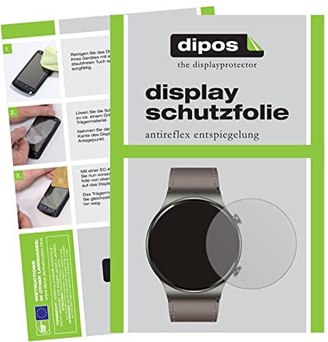 dipos I 6X Pellicola Protettiva antiriflesso Compatibile con Huawei Watch GT 2 PRO Pellicola di Protezione