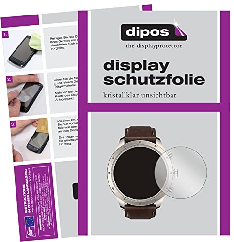 dipos I 2X Pellicola Protettiva Compatibile con Zepp Z Smartwatch Pellicola di Protezione Cristallo