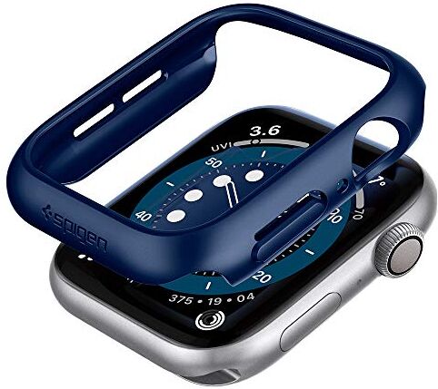 Spigen Cover Thin Fit Compatibile con Apple Watch Series per 44mm Series per 6/SE/5/4 Blu