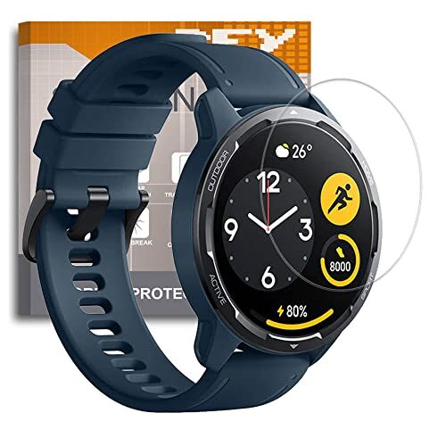 REY Pack 7X Pellicola salvaschermo per XIAOMI Watch S1 Active, qualità Premium