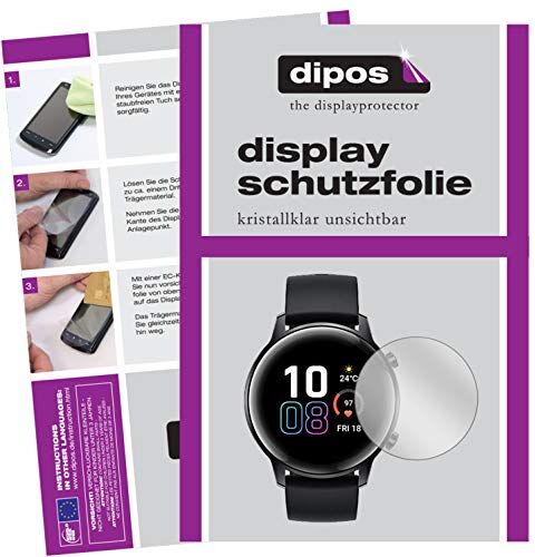 dipos I 5X Pellicola Protettiva Compatibile con Honor Magic Watch 2 42mm Pellicola di Protezione Cristallo