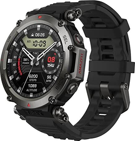 Amazfit Smartwatch Orologio Intelligente, 6 Posizioni Satellitari GPS, Navigazione del Percorso, 160 Modalità di Sportive, Mapa, Ottieni un abbonamento premium di un anno a Zepp Fitness