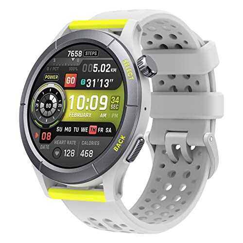 Amazfit Cheetah Runner Smartwatch con GPS Dual-band, Navigazione del Percorso e Mappe Offline, Allenatore di Corsa, Cardiofrequenzimetro, Alexa Integrato, 14 Giorni di Durata della Batteria