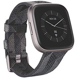 Fitbit Versa 2 Health & Fitness Smartwatch SE (NFC), Charcoal Iron Mist Grey Aluminum Fitbit Versa 2 Health & Fitness Smartwatch SE (NFC), Charcoal Iron Mist Grey Aluminum