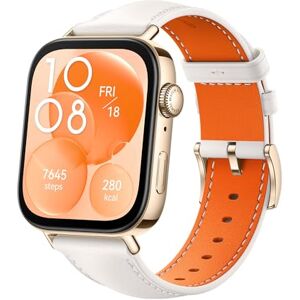 Huawei WATCH FIT 3, Display AMOLED da 1.82", Design ultra-sottile, Monitoraggio completo del fitness, Monitoraggio salute 24h, Compatibilità con iOS e Android, Chiamate Bluetooth, Bianco (Pelle) Huawei WATCH FIT 3, Display AMOLED da 1.82", Design ultra-sottile, Monitoraggio completo del fitness, Monitoraggio salute 24h, Compatibilità con iOS e Android, Chiamate Bluetooth, Bianco (Pelle)