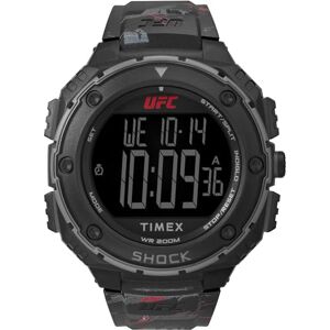Timex Orologio UFC Strength Shock XL da uomo con cinturino in resina nera da 50 mm TW2V85100 Timex Orologio UFC Strength Shock XL da uomo con cinturino in resina nera da 50 mm TW2V85100