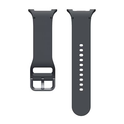 Samsung Sport Band Cinturino sportivo in gomma (S/M) per Galaxy Watch8 Watch8 Classic, Graphite Samsung Sport Band Cinturino sportivo in gomma (S/M) per Galaxy Watch8 Watch8 Classic, Graphite