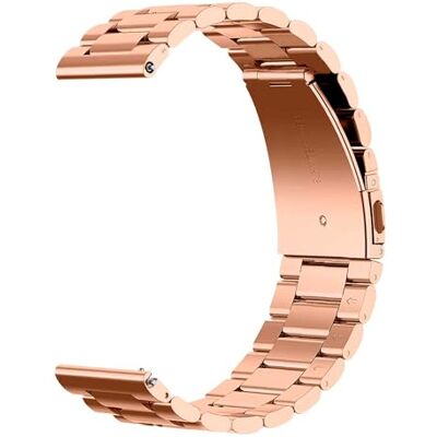 OcioDual Cinturino per Orologio Cinturino in Metallo Acciaio Inossidabile Colore Oro rosa Cinturino Smartwatch da 22mm Orologio Uomo, Cinturino Orologio, Smartwatch Uomo Universali OcioDual Cinturino per Orologio Cinturino in Metallo Acciaio Inossidabile Colore Oro rosa Cinturino Smartwatch da 22mm Orologio Uomo, Cinturino Orologio, Smartwatch Uomo Universali