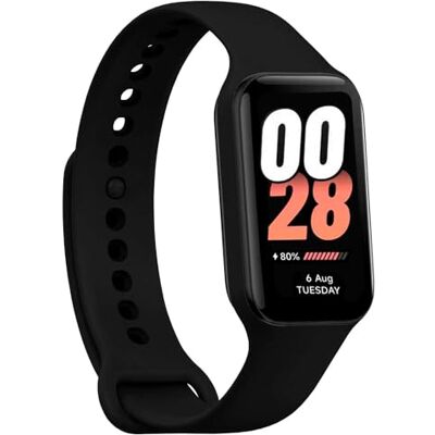 OcioDual Cinturino di Compatibile con Xiaomi Smart Band 8 Active/Redmi Smart Band 2, colore Nero, cinturino di ricambio in Silicone Gomma morbida e flessibile per lo sport traspirante OcioDual Cinturino di Compatibile con Xiaomi Smart Band 8 Active/Redmi Smart Band 2, colore Nero, cinturino di ricambio in Silicone Gomma morbida e flessibile per lo sport traspirante