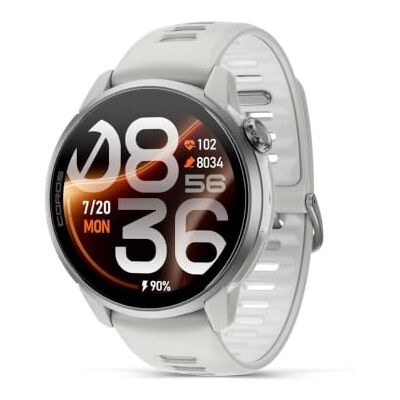 COROS PACE 4 Pro Orologio sportivo GPS, 1,47" AMOLED Bianco silicone Titanio e vetro zaffiro, luminosità di picco di 3.500 nit, GPS a doppia frequenza, fino a 21 giorni nell’uso quotidiano COROS PACE 4 Pro Orologio sportivo GPS, 1,47" AMOLED Bianco silicone Titanio e vetro zaffiro, luminosità di picco di 3.500 nit, GPS a doppia frequenza, fino a 21 giorni nell’uso quotidiano
