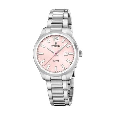 Festina Orologio Donna Analogico in Acciaio Inossidabile 316l Argentato Festina Orologio Donna Analogico in Acciaio Inossidabile 316l Argentato