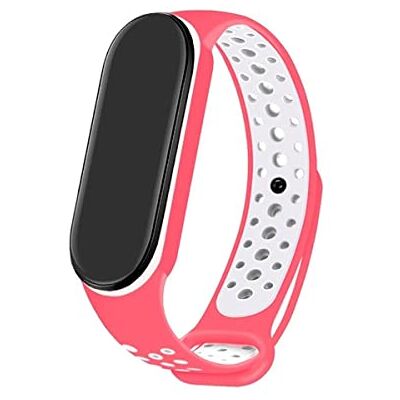 Cool Cinturino per Xiaomi Mi Band 5/6/7/Amazfit Band 5 Sport Fucsia Cool Cinturino per Xiaomi Mi Band 5/6/7/Amazfit Band 5 Sport Fucsia