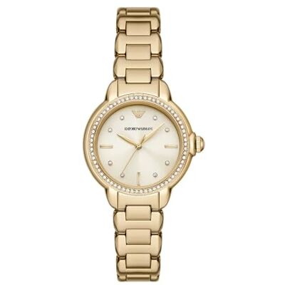 Emporio Armani Orologio Casual , Oro e crema Emporio Armani Orologio Casual , Oro e crema