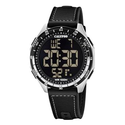 Calypso Orologio Digitale Uomo in Gomma Nero Calypso Orologio Digitale Uomo in Gomma Nero