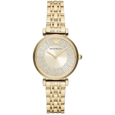 Emporio Armani Orologio Casual , Tono oro e glitter Emporio Armani Orologio Casual , Tono oro e glitter
