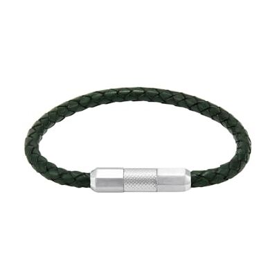 Fossil Bracciale da uomo in pelle o acciaio inossidabile con chiusura regolabile Fossil Bracciale da uomo in pelle o acciaio inossidabile con chiusura regolabile