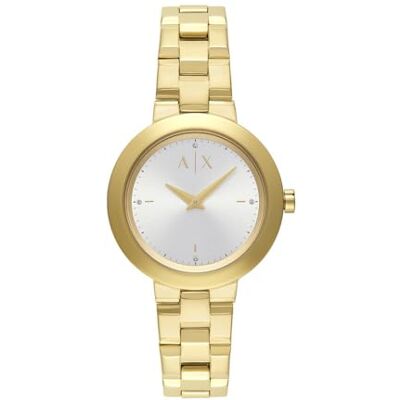 Armani Orologio da donna, Movimento al quarzo a due lancette e cassa da 36 mm con cinturino in acciaio o pelle Armani Orologio da donna, Movimento al quarzo a due lancette e cassa da 36 mm con cinturino in acciaio o pelle