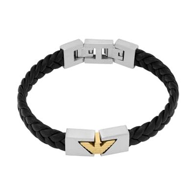 Giorgio Armani Bracciale da uomo bicolore in plastica, EGS3253040 Giorgio Armani Bracciale da uomo bicolore in plastica, EGS3253040