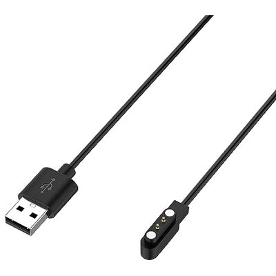 Generic Smart Watch Caricabatterie Cavo di ricarica USB magnetico per Oppo Watch Free Per Ticwatch GTH, SmartWatch Cavo di ricarica USB di ricambio (Nero) Generic Smart Watch Caricabatterie Cavo di ricarica USB magnetico per Oppo Watch Free Per Ticwatch GTH, SmartWatch Cavo di ricarica USB di ricambio (Nero)