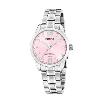 Calypso Orologio Donna Analogico in Acciaio Inossidabile 316l Argentato Calypso Orologio Donna Analogico in Acciaio Inossidabile 316l Argentato