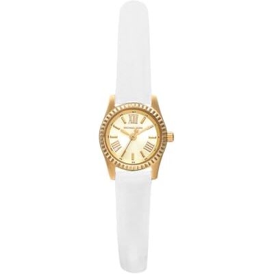 Michael Kors Orologio Lexington da donna, movimento al quarzo a tre lancette da 19 mm con cinturino in acciaio inossidabile o in pelle Michael Kors Orologio Lexington da donna, movimento al quarzo a tre lancette da 19 mm con cinturino in acciaio inossidabile o in pelle