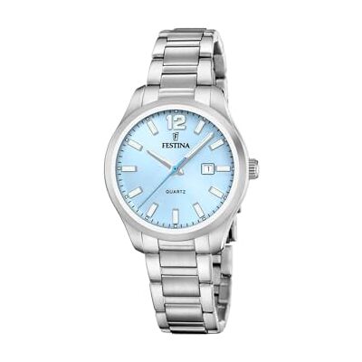 Festina Orologio Donna Analogico in Acciaio Inossidabile 316l Argentato Festina Orologio Donna Analogico in Acciaio Inossidabile 316l Argentato