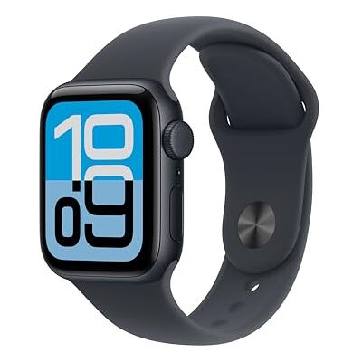 Apple Watch SE 3 GPS + Cellular, Cassa 40 mm in alluminio mezzanotte con Cinturino Sport mezzanotte M/L Apple Watch SE 3 GPS + Cellular, Cassa 40 mm in alluminio mezzanotte con Cinturino Sport mezzanotte M/L
