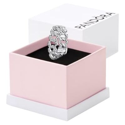 PANDORA Anello da donna in argento pavimentato 193557C01 PANDORA Anello da donna in argento pavimentato 193557C01