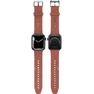 OtterBox Cinturino Terrus per Apple Watch 44/45/46mm, morbido al tatto e resistente all'usura, cinturino in Silicone per Apple Watch, con macchie vivaci in materiale riciclato, Rosso OtterBox Cinturino Terrus per Apple Watch 44/45/46mm, morbido al tatto e resistente all'usura, cinturino in Silicone per Apple Watch, con macchie vivaci in materiale riciclato, Rosso