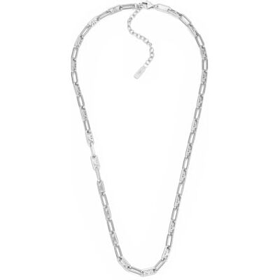 Emporio Armani Collana a catena da uomo in acciaio inossidabile con chiusura a moschettone Emporio Armani Collana a catena da uomo in acciaio inossidabile con chiusura a moschettone